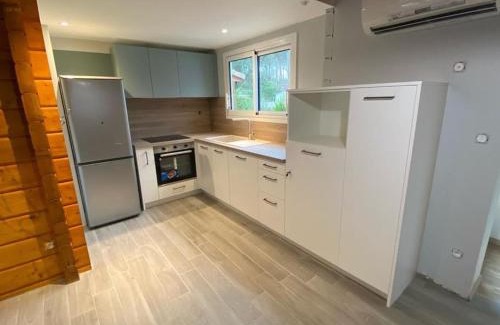 Bias Apartment | Chalet bois à Bias proche Mimizan