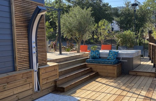 Forcalqueiret Ski Chalet | Chalet Design 6 Pers Var-entre Vignes ET Montagnes-30mn DE Hyeres