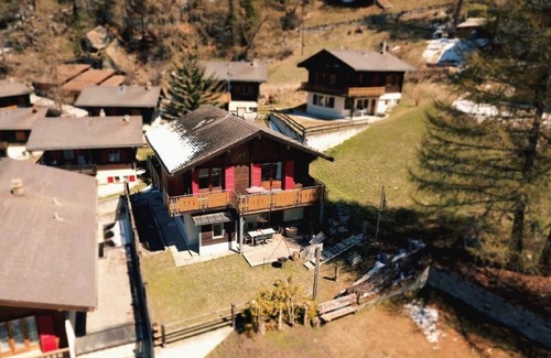 Graechen House | Chalet "Dunys" with a view of the mountains