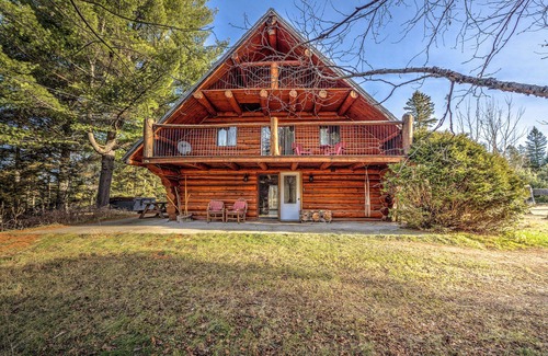 Notre-Dame-de-la-Merci Cottage | Chalet en bois rond du Caribou