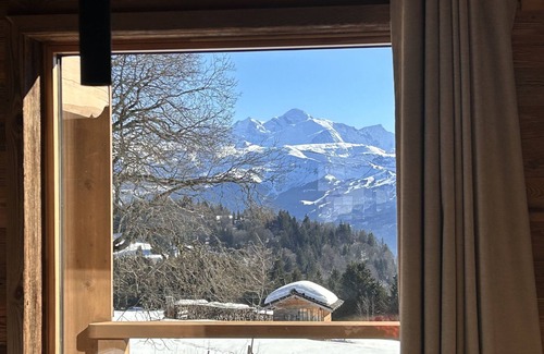 Le Praz de Lys Ski Chalet | Chalet Familial vue Mont Blanc à 100m des Pistes de ski