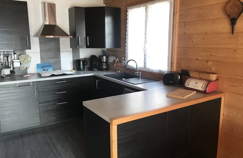 Saint-Andre-d'Embrun Ski Chalet | Chalet Gîte de France, sleeps 6, with large panoramic terrace.
