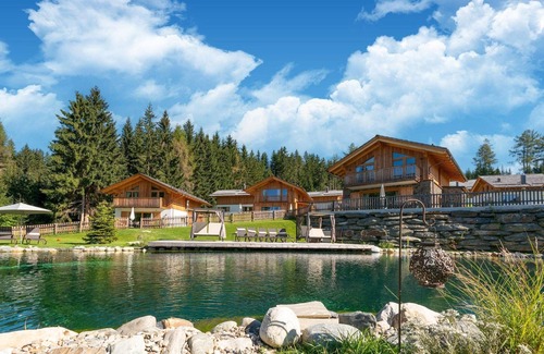 Tamsweg Ski Chalet | Chalet in Wölting with natural swimming pond