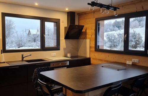 Anould Ski Chalet | Chalet 'L'echappée Nature' with Mountain View, Private Terrace and Wi-Fi