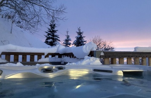 Mieussy Ski Chalet | Chalet LE MACLAVIERRE from 6 to 15 people- SPA + SAUNA- Magical view!