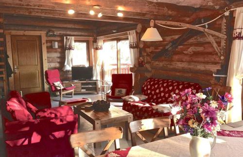 Superbolquere Ski Chalet | Chalet les SORBIERS, en rondins, classé 4*étoiles