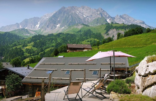 La Giettaz Ski Chalet | Chalet Marijulo - Stylish property with hot tub and terrace - OVO Network