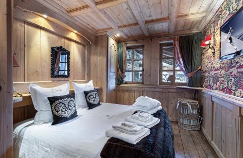 Megeve Ski Chalet | Chalet montagnard à Rochebrune avec jacuzzi, sauna, 6 chambres, proche des pistes, accueil 12 pers - FR-1-569-37