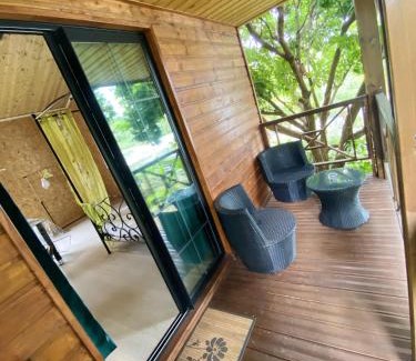 Trois Mares Ski Chalet | Chalet pittoresque à Le Tampon, vue mont.