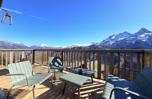 Pra Loup Ski Chalet | Chalet Prestige Absys Spa - 10 pers. 130m², next to the Télécabines des Molanès