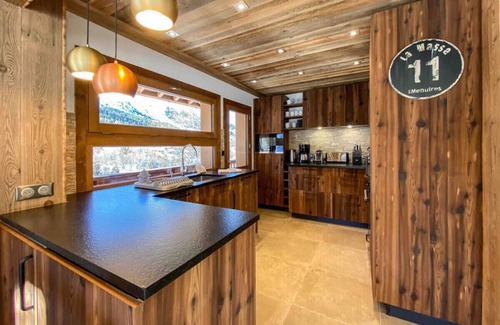 Meribel Centre Ski Chalet | Chalet ski in/out with view, fabulous location
