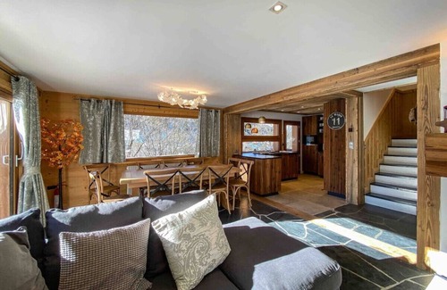 Meribel Centre Ski Chalet | Chalet ski in/out with view, fabulous location