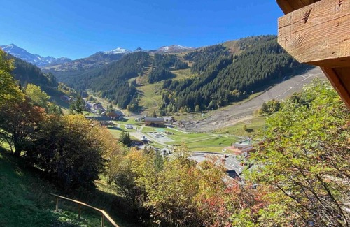 Meribel Centre Ski Chalet | Chalet ski in/out with view, fabulous location