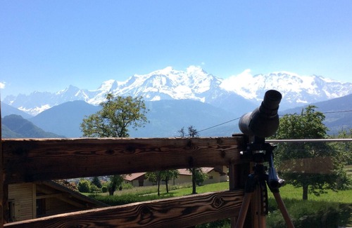 Sallanches Ski Chalet | Chalet Spa (sauna- jacuzzi) breathtaking Mont Blanc view