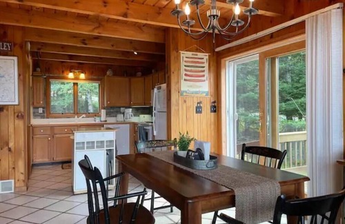 Rangeley Ski Chalet | Chalet style home with incredible views