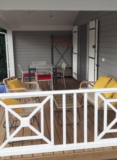 Gujan-Mestras House | Chalet tout équipé, terrasse