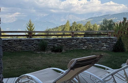 Combloux Ski Chalet | Chalet with panoramic view of Mont Blanc