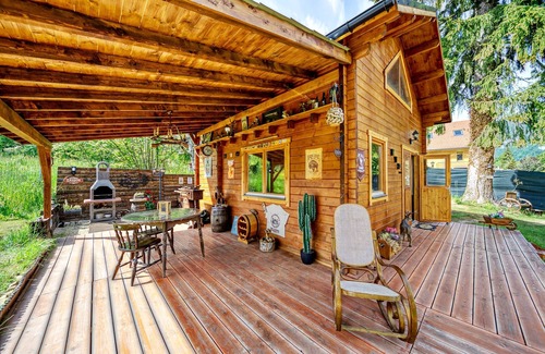 Novalaise Ski Chalet | Chalet 'Wyoming Lodge Luxe - Spa' with Lake View, Wi-Fi and Air Conditioning
