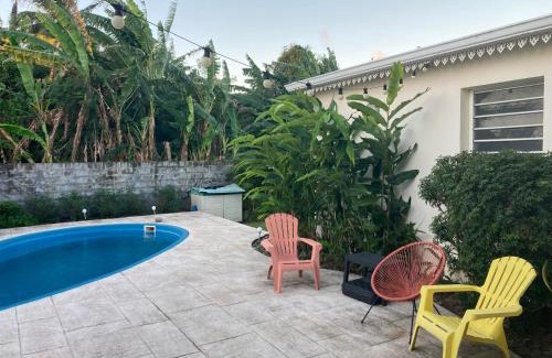 Bras-Panon House | Chambre dans villa avec piscine