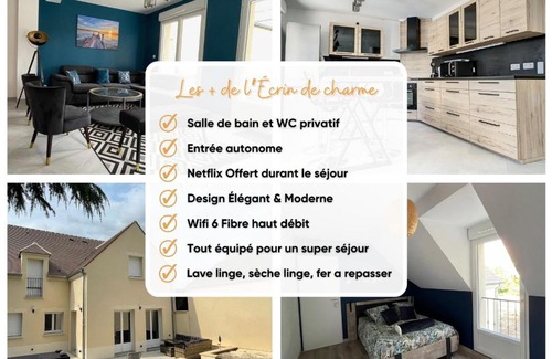 La Victoire - Les Marechaux House | Chambre Escapade - SDB WC Privatif - Entrée autonome - Grande TV NETFLIX