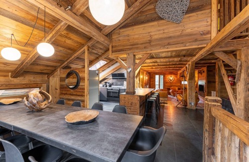 Abondance Ski Chalet | Champ'Alp farm, 32 people. Top-of-the-range chalet with sauna and Nordic baths.