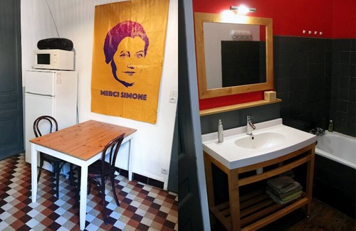 Victor Bach - Saint Louis Apartment | Character apartment in Lyon 7, near Rhône, Bellecour, original decoration