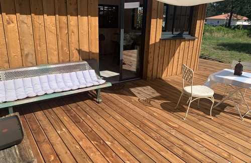 Biscarrosse Ski Chalet | Charmant Chalet, Lisière de Forêt, 2min du lac Biscarosse