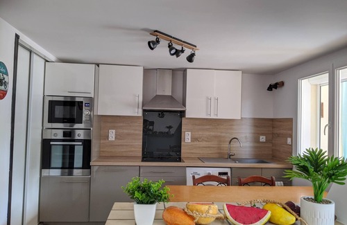 Le Barcares Apartment | Charmant Logement Rdc, 100m de Plage, Climatisé, Terrasse BBQ Privée