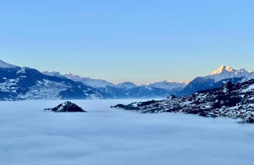 Icogne Apartment | Charmant rez-de-jardin à 10 min de Crans-Montana