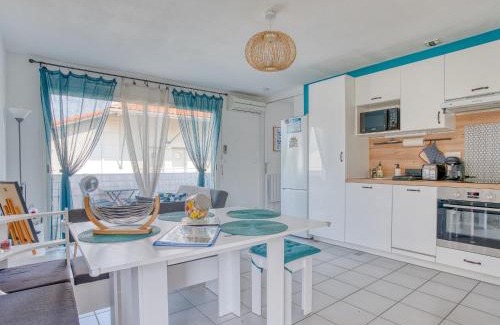 Biscarrosse Apartment | Charmant T2 avec terrasse, climatisation et WIFI - Quartier résidentiel à Biscarrosse - FR-1-521-217