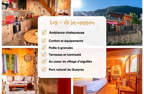 Aiguilles Apartment | Charmante maison en pierre du Queyras - espace et luminosité