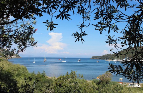 Mola Villa | Charmante Villa 50 m vom Meer entfernt, mit Garten. Vier Gäste.