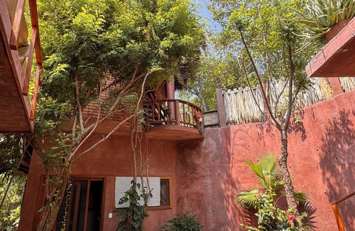 San Agustinillo Apartment | Charming 1-bedroom apartment garden and ocean view San Agustinillo with AC