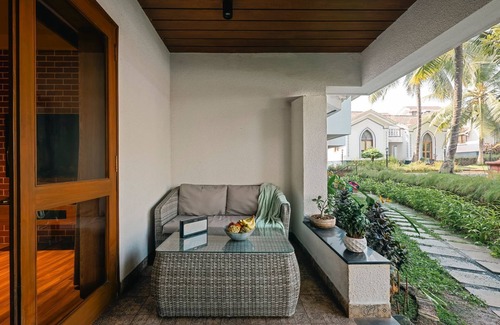 Arpora Apartment | Charming 1-bedroom apartment in delightful Arpora with WiFi, AC, fitness room