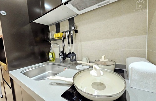 COEX Apartment | Charming 1-bedroom apartment in delightful Seoul Gangnam with AC!