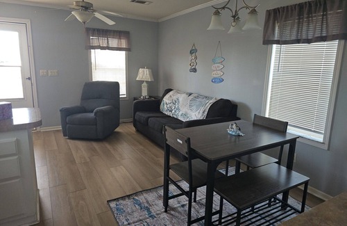 Bayshore Gardens Cottage | Charming 1-bedroom cottage in peaceful RV Resort only 7 Miles from beaches