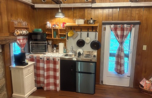 Waynesville Cabin | Charming 1-bedroom log cabin in fabulous Waynesville NC , WiFi, cable, AC/HTG