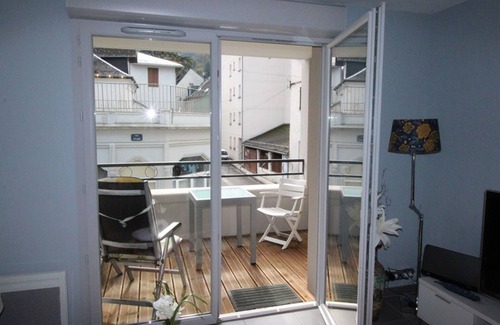 Bagneres-de-Luchon Apartment | Charming 1BR Apartment with Balcony in Central Luchon, Near Thermal Spa