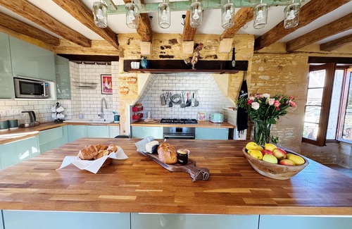Saint-Cyprien Cottage | Charming 2-bedroom cottage within a pretty sandstone courtyard with large pool