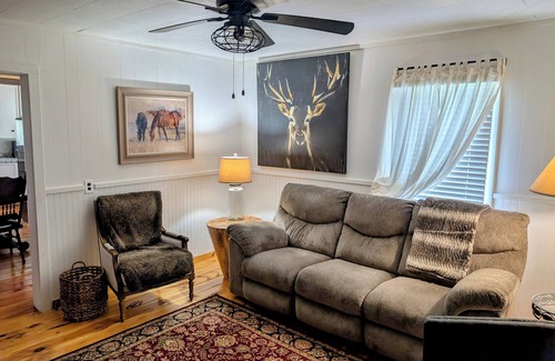 Mountain View House | Charming 2-bedroom house with AC, WiFi; Blue Roof on Jackson Street