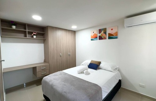 Barranquilla Apartment | Charming 2-bedroom apartment with AC, WiFi in vibrant Barranquilla