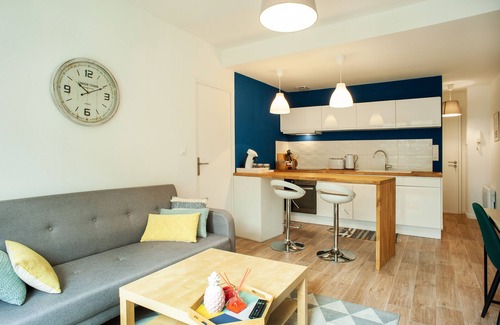 Saint-Brieuc Apartment | Charming 2-bedroom apartment close to Saint-Brieuc SNCF train station