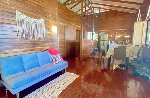 Puerto Jimenez House | Charming 2 Bedroom House-Panoramic Pacific Ocean Views-with A/C-Drake Bay CR