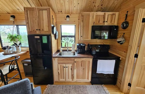 Gap Cabin | Charming 2-bedroom tiny cabin hot tub camp fire