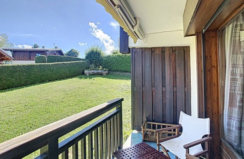 Demi-Quartier Apartment | Charming 2-room apt in Combloux with terrace, parking and ski locker