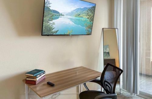 Lyon Street Apartment | Charming 2BR Retreat Pool Gym 10min to Disneyland