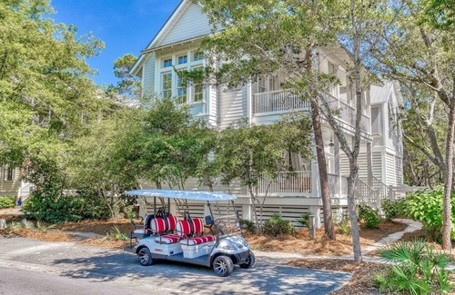 Cottage District House | Charming 3 Bedroom Park District Home with 6 Passenger Electric Cart and Private Pool