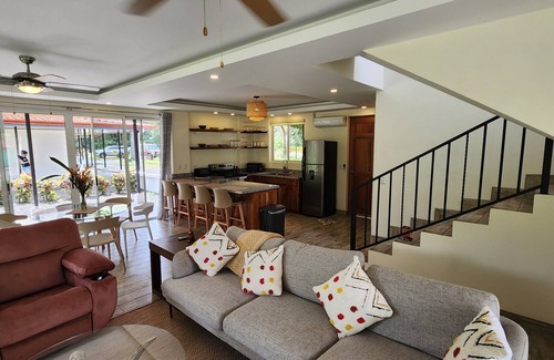 Carara Villa | Charming 3-bedroom River edge villa with WiFi and AC minutes from Playa Hermosa