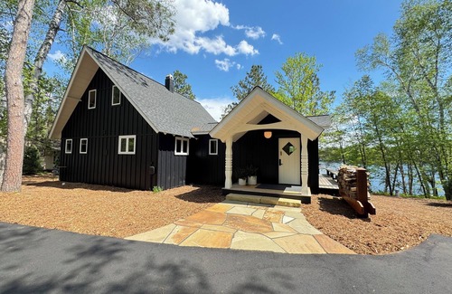 Crosslake Cabin | Charming 3-bedroom Cabin on Lake O'Brien with Pontoon Boat