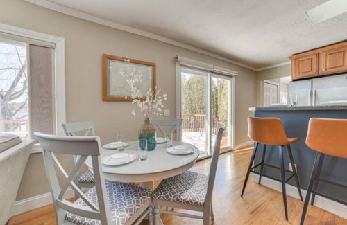 Cheboygan House | Charming 3-bedroom home on the Cheboygan River w/Boat Dock and Kayaks